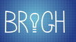 Video: HD: Bright text animation with bulb HD: Bright text animation with bulb