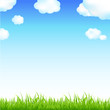 Nature Background With Sunburst And Flowers Nature Background With Sunburst And Flowers