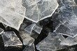 jagged ice formations