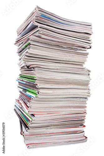 Photo: Lots of used magazines Lots of used magazines