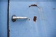 Rusted truck door