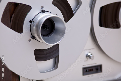 Photo: Analog Stereo Open Reel Tape Deck Recorder Analog Stereo Open Reel Tape Deck Recorder
