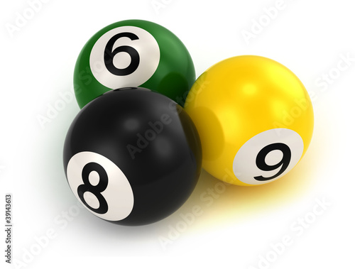 Illustration: Billiard Balls Billiard Balls
