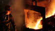 Men at work in the foundry