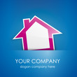 Logo purple house # Vector Logo purple house # Vector