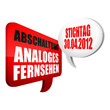 sprechblasen v3 abschaltung analoges fernsehen I