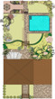 Recreation areas for the garden