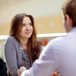 young couple in cafe rendezvous