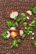 garlic ,onion and fresh herbs garlic ,onion and fresh herbs