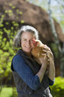 Photo: Raising chickens at home portrait Raising chickens at home portrait