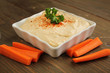 Hummus with carrots