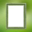 Grunge green background with ancient ornament for St. Patrick's