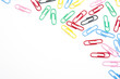 paperclips isolated on white