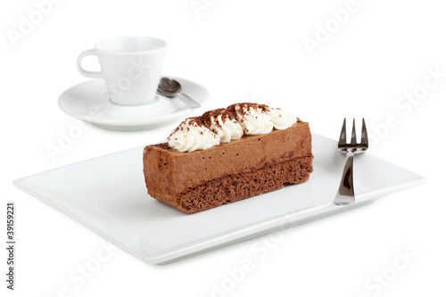 Photo: Schokoladentorte mit Sahne Schokoladentorte mit Sahne