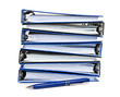 Photo: A stack of notebooks A stack of notebooks