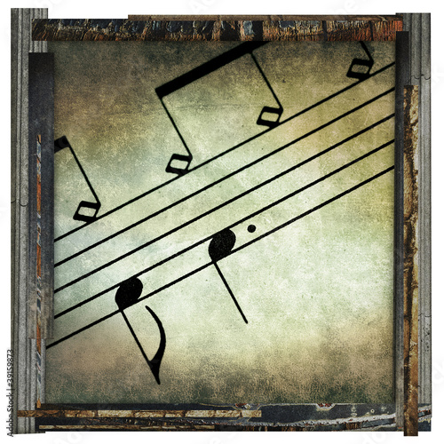 Photo: music notes print music notes print