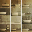 Bildersammlung - Badewannen sepia