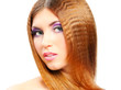 Young beautiful woman with long hair Young beautiful woman with long hair