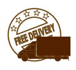 Free delivery  symbol