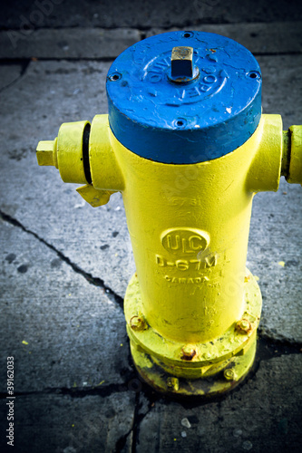 Photo: Yellow Fire hydrant Yellow Fire hydrant