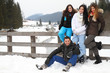 foto ricordo sulla neve