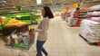 Shopper having fun
