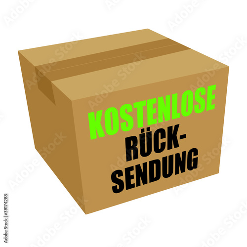 Vector: paket v3 kostenlose rücksendung I paket v3 kostenlose rücksendung I