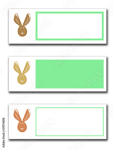 Illustration: Etikett für Ostern Etikett für Ostern