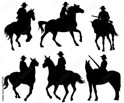 Horse Vector Free on Horse   Set Of Black Silhouettes On White By Cathlin  Royalty Free