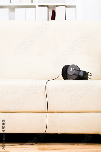 Photo: Living room with headphone Living room with headphone