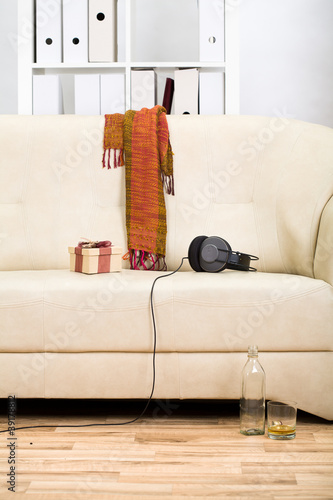 Photo: Living room with headphone Living room with headphone