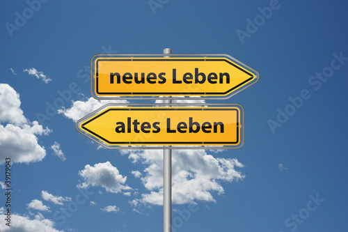 Illustration: Einen neuen Lebensweg einschlagen Einen neuen Lebensweg einschlagen