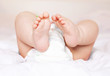 feet of a baby