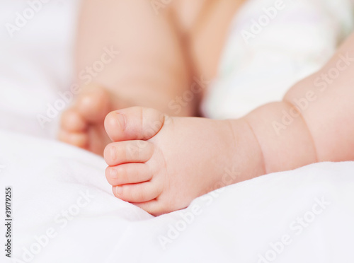 Photo: feet of a baby feet of a baby