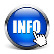 Vektor: INFO - blue icon INFO - blue icon