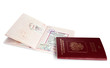Passport of Russian Federation with Nepal tourist visa
