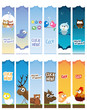 animal web banners