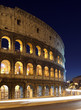 Rome, Italy, Coliseum by night