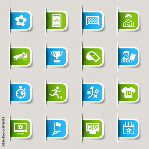 Vector: Label - Soccer Icons Label - Soccer Icons