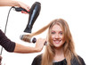 Foto: hairdresser blow dry hair hairdresser blow dry hair