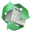 Recycled newspaper