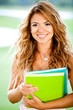 Beautiful female student