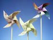 Money toy windmills