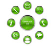 contact signs in green