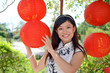 Pretty chinese woman portrait