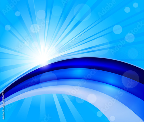 Vector: Abstract blue background Abstract blue background