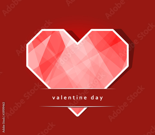 Vector: Valentine day card Valentine day card