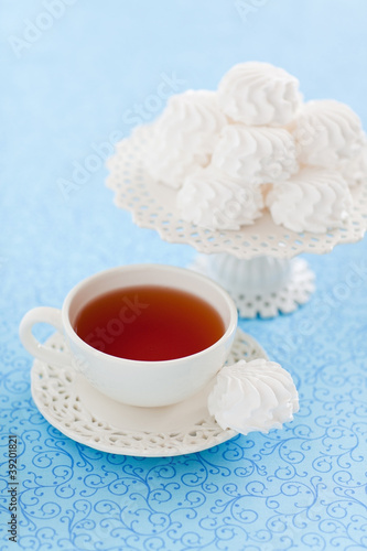 Photo: Zephyr and cup of tea Zephyr and cup of tea