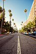 Palm streets of Beverly Hills