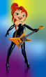 Girl with guitar